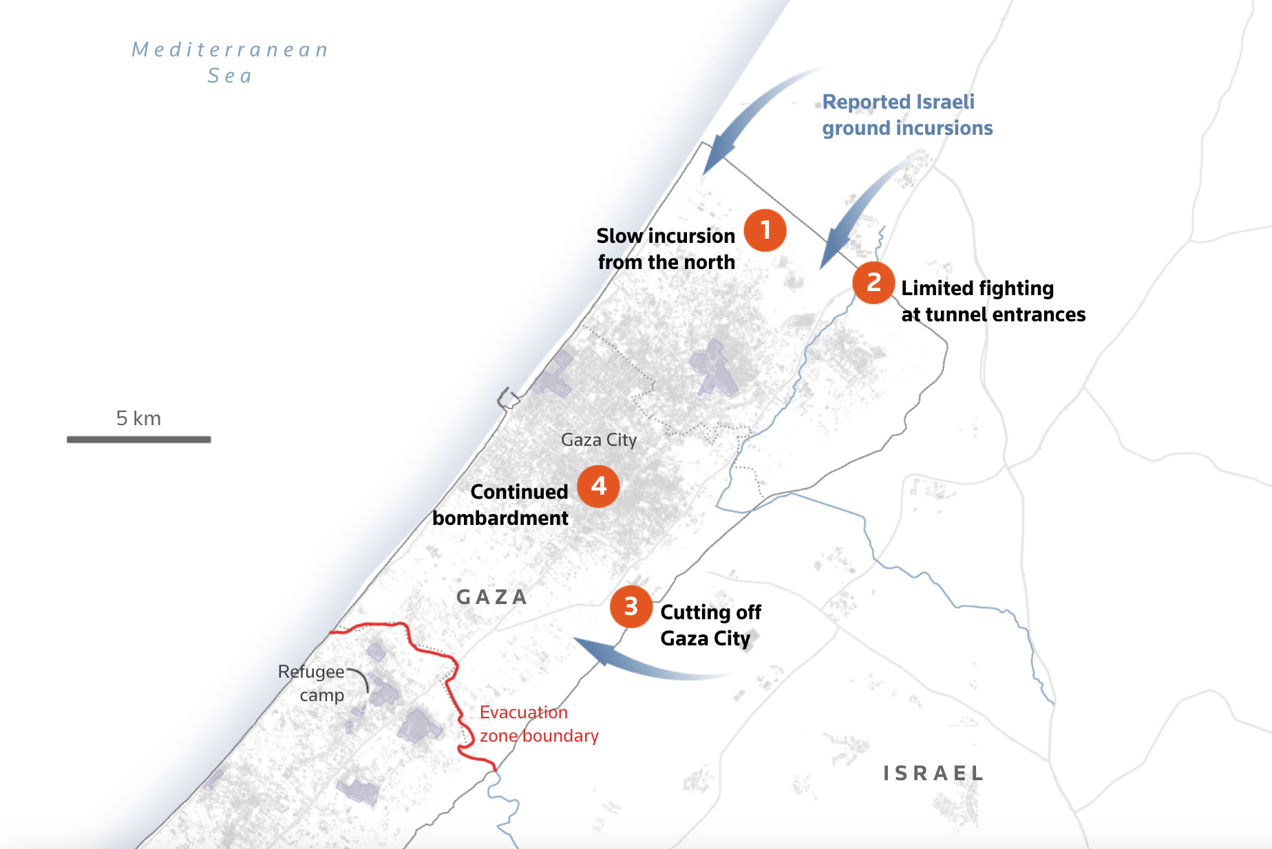 Израиль зашел в Газу. Как мир реагирует на операцию против ХАМАСа и чего ждать Украине